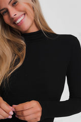 Callan Mock Neck Long Sleeve