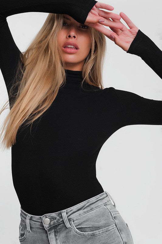 Callan Mock Neck Long Sleeve