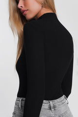 Callan Mock Neck Long Sleeve