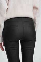 Brielle Faux Leather High Waisted Skinny Trousers