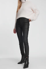 Brielle Faux Leather High Waisted Skinny Trousers