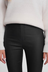 Brielle Faux Leather High Waisted Skinny Trousers