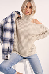 Luna Cutout Shoulder Sweater