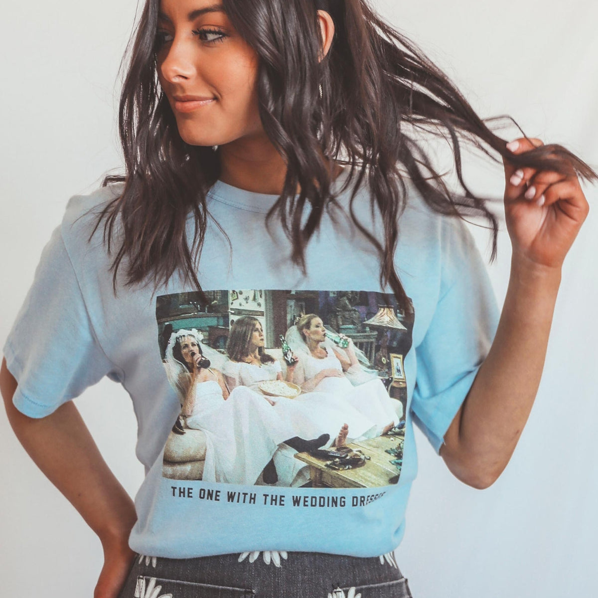 t shirt wedding dress Wedding Dress Episode Friends Tee – Apricito